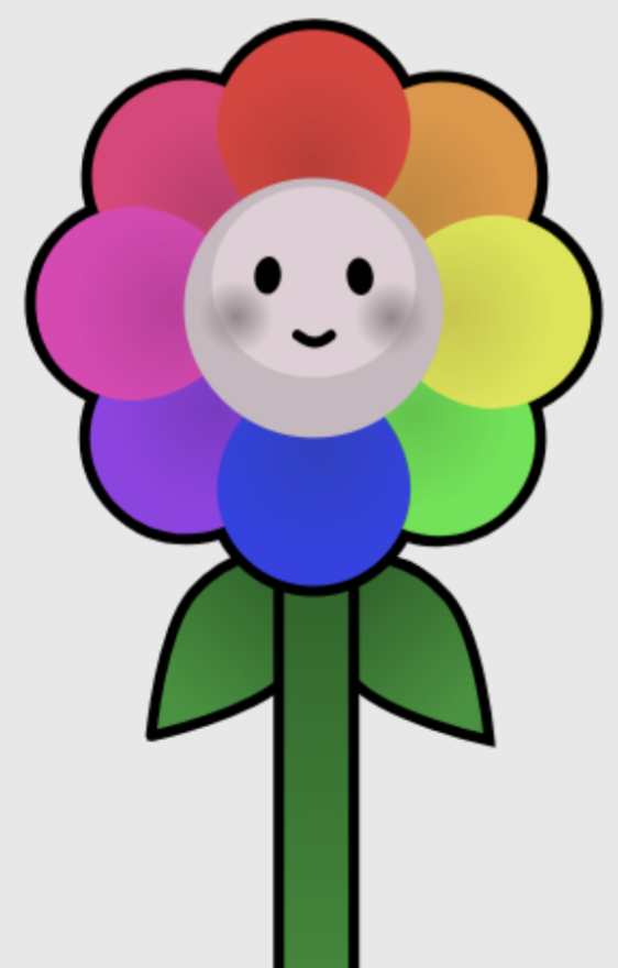 Rainbow Flower - Voice 1 character from Abgerny game